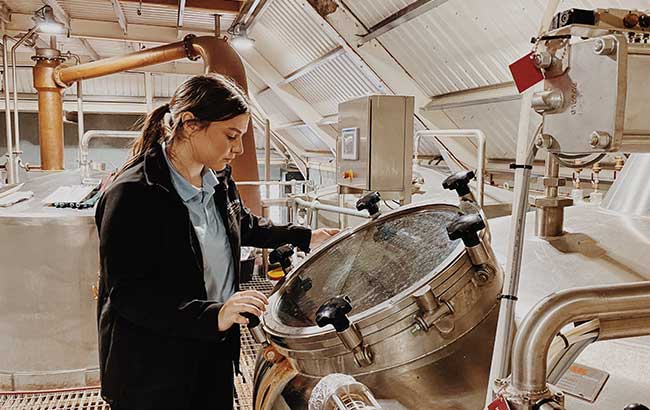 Meet Kate Bradley- Production Officer here at Kingsbarns Distillery