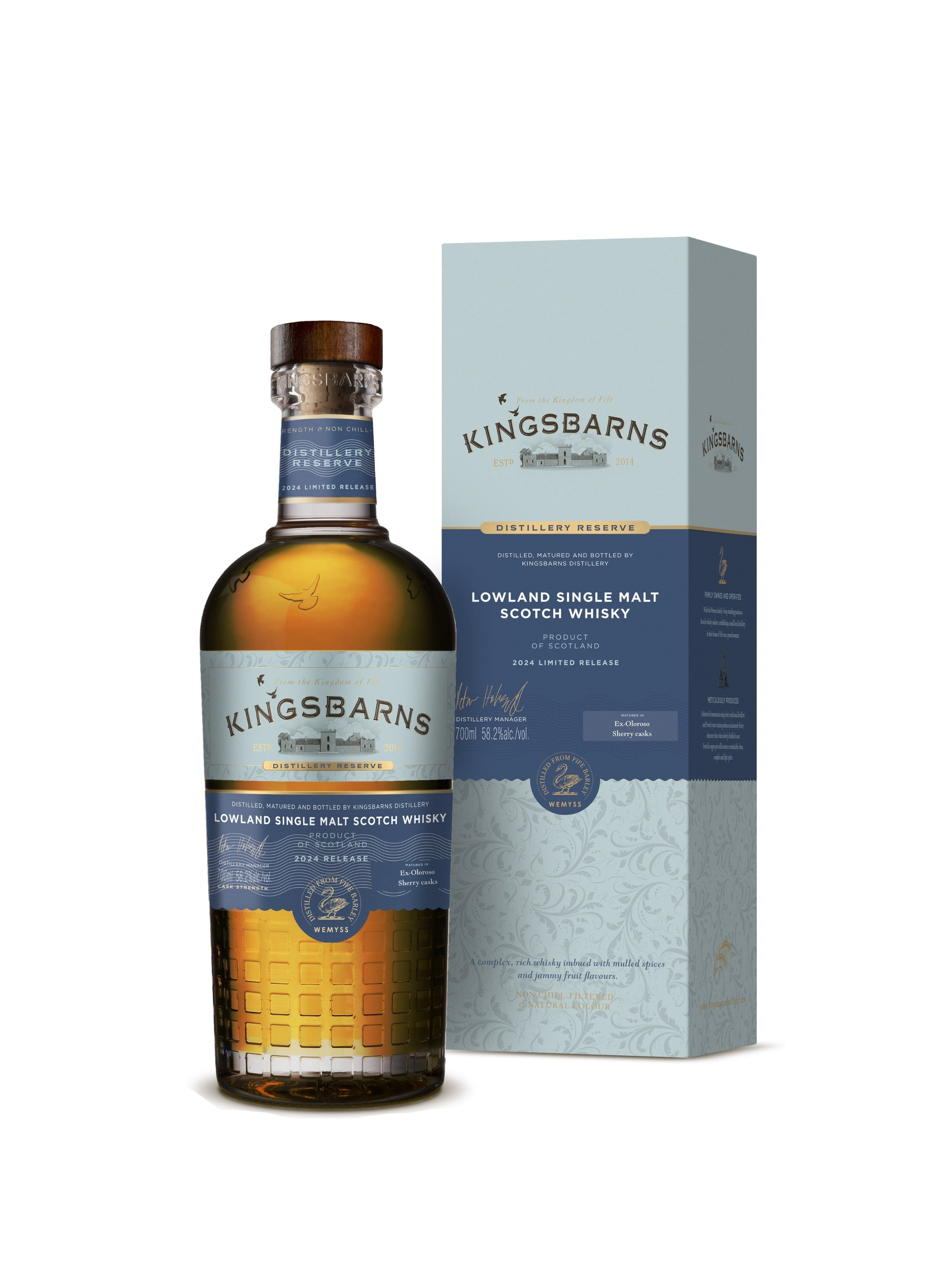 ウイスキー KINGSBARNS DISTILLERY RESERVE Distilleryreservebottle_carton